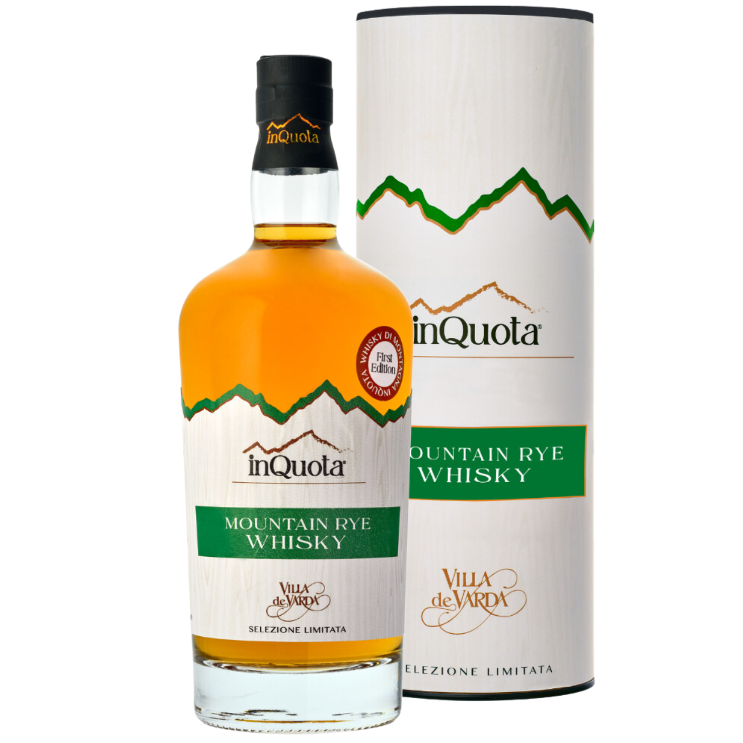 PRIMA EDIZIONE Whisky di Montagna di Segale, bottiglia, selezione limitata