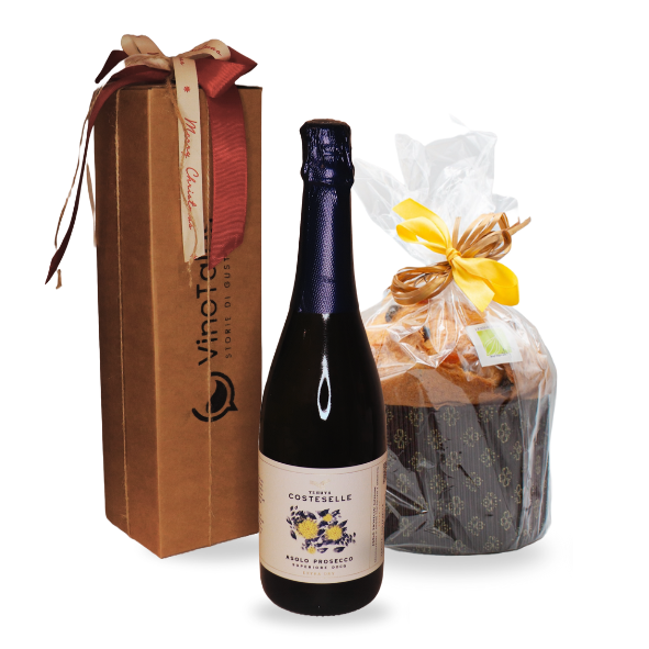 Traditional Panettone + Prosecco Asolo Costeselle