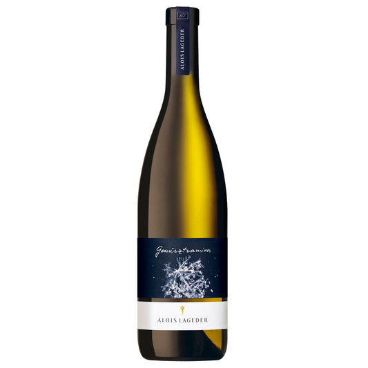 bottiglia di vino bianco, Alto Adige DOC Gewürztraminer, cantina Alois Lageder