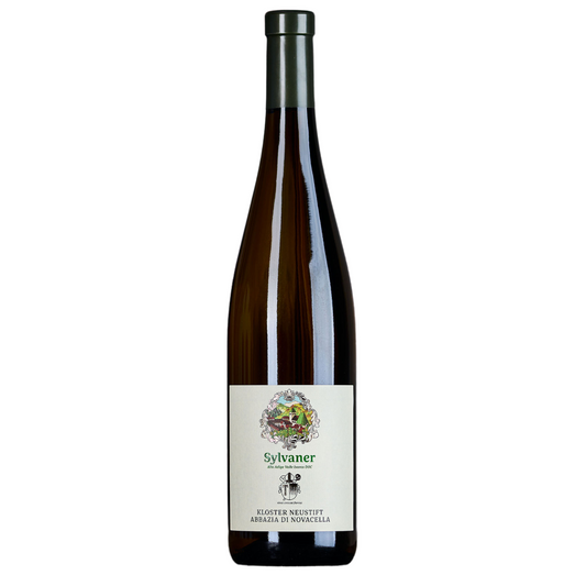 bottiglia di vino bianco, Alto Adige DOC Sylvaner, cantina Abbazia di Novacella